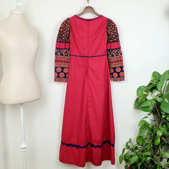 Vintage RARE 60s Black Label Gunne Sax - 1968 - maxi - size XXS/XS - Picture 3 of 13